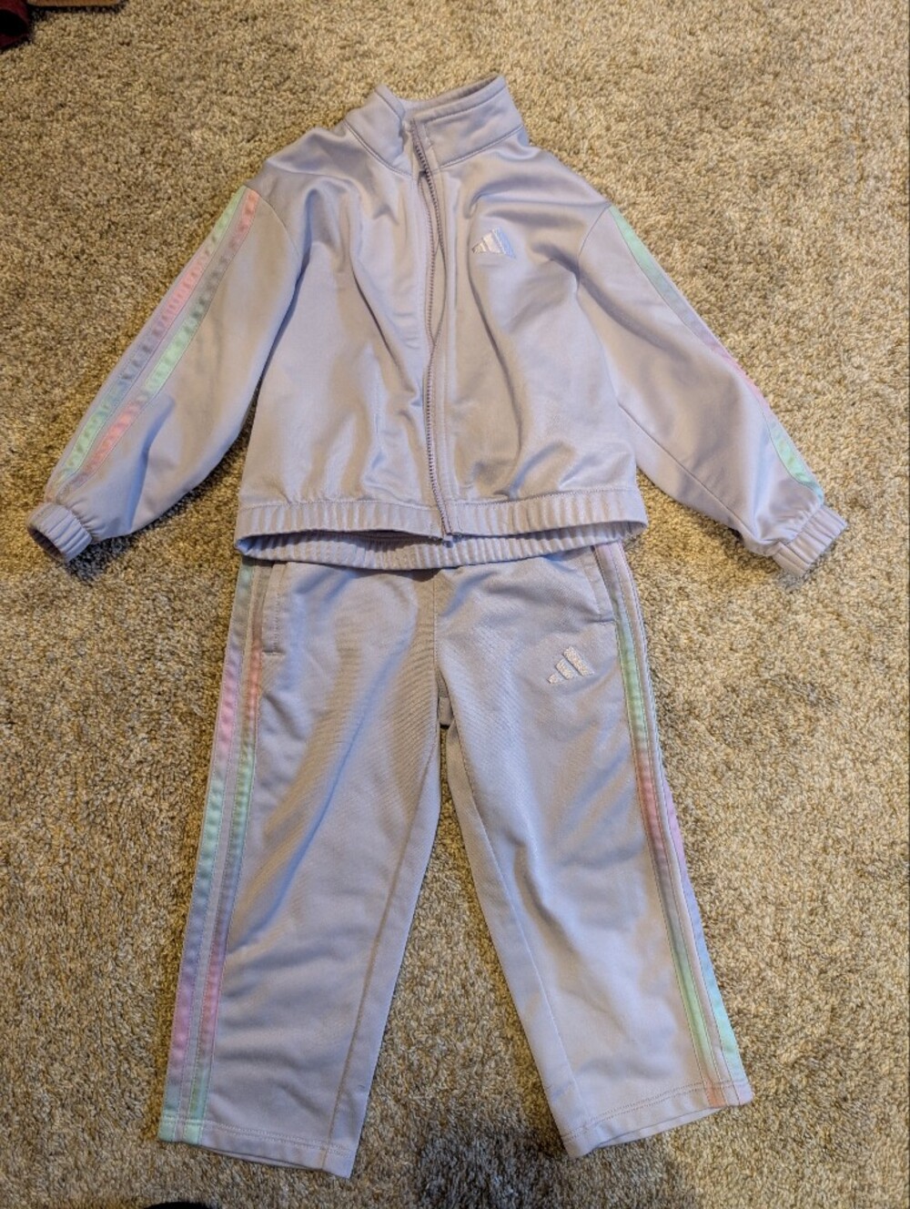 NIKE Sweatsuit light purple (Size 2T)